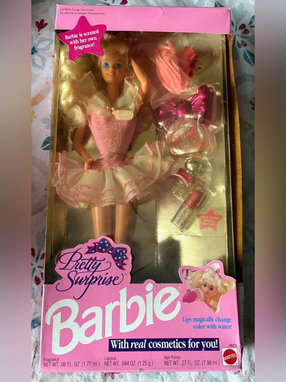 1991 Barbie Pretty Surprise Pink Fashion Doll